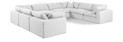Comfy - 8 Piece Linen Modular Sectional