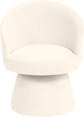 Selene - Upholstered Swivel Dining Chair