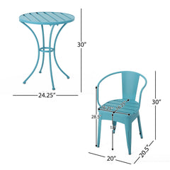 Yearn - 3 Piece Bistro Set With Table And 2 Chairs