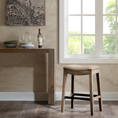 Saddle Counter Stool With High Density Foam