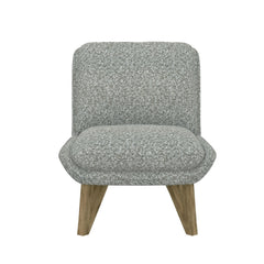 Armless Accent Chair - Gray