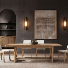 Turnkey - 8 Seater Dining Table - Antique Brown