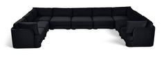 Hammond - Velvet Performance Fabric Upholstered 9 Piece Sectional