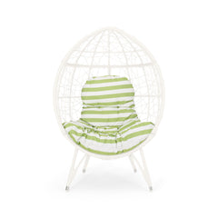 Cosmos - Round Hammered Iron Teardrop Chair