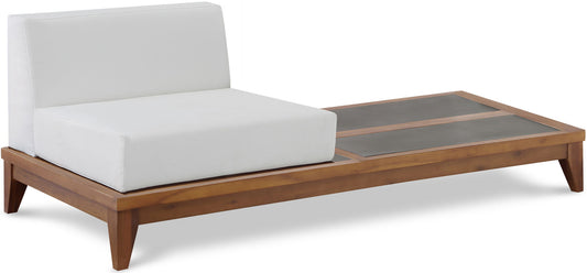 Rio - Chair With Integrated Table - Off White