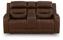 Knightington - Power Reclining Loveseat With Audio Seating