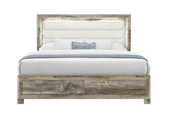 Callie - Queen Bed With Storage - Brown