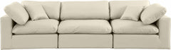 Comfy - Faux Leather Modular Sofa 3 Seats