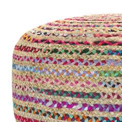 Margo - Large Round Pouf - Multicolor