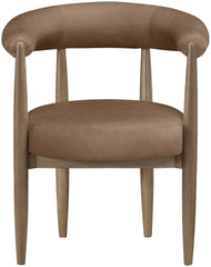 Sable - Vegan Leather Upholstered Dining Chair (Set of 2) - Brown Base