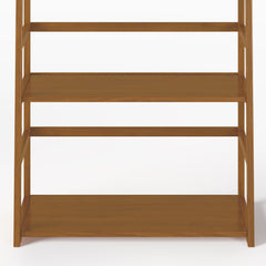 Acadian - Ladder Shelf Bookcase - Light Golden Brown
