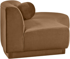 Avra - 86" Velvet Performance Fabric Upholstered Sofa