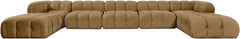 Orin - 7 Piece Modular Sectional (3 Modular Chairs, 2 Corner Chairs & 2 Ottomans)