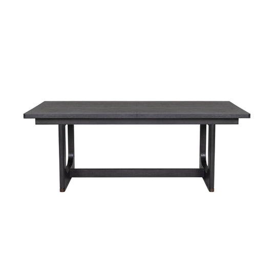 Waterfall - Rectangular Dining Table - Deep Ebony