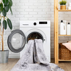 Maval - 8' X 10' Area Rug Washable - Gray