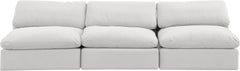 Comfy - Velvet Modular Armless Sofa 3 Seats