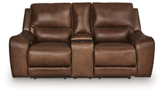 DeepWakes - Power Reclining Loveseat / Console / Adjustable Headrest