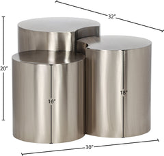 Dimple - 20" 3 Piece Modular End Table