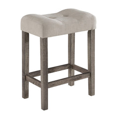 Lucian - Counter Height Pub Table With Tufted Stools