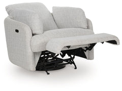 Alainmont Next-Gen Nuvella - Swivel Power Recliner - Stone