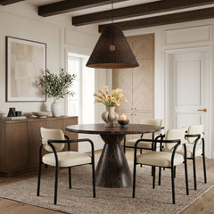 Serava - Vegan Leather Upholstered Dining Chair (Set of 2)