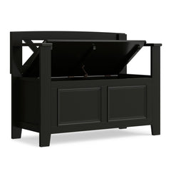Amherst - Small Transitional Entryway Storage Bench