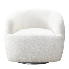 Mina - Swivel Chair - White
