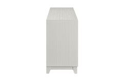 Lily - 72" Entertainment Unit With LED, Speakers, Crystal Inserts - White
