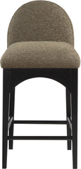 Waldorf - Boucle Stool With Black Legs