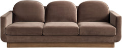 Diviento - Velvet Performance Fabric Upholstered Sofa
