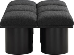 Pavilion - 6 Piece Modular Bench With Black Base