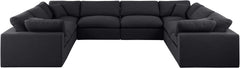Comfy - 8 Piece Linen Modular Sectional