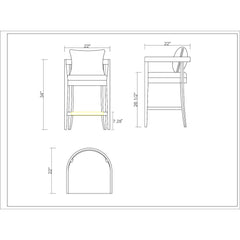 Ritz - Counter Stool