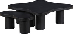 Cove - Oak Veneer And Solid Wood 2 Piece Coffee Table