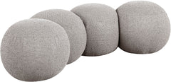 Apollo - Boucle Fabric Bench