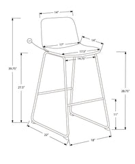 Office Chair, Bar Height, Standing, Computer Desk, Work, Look, Contemporary, Modern