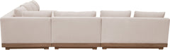 Solace - Olefin Performance Fabric 4 Piece Outdoor Patio Modular Sectional