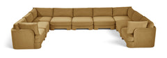Hammond - Velvet Performance Fabric Upholstered 9 Piece Sectional