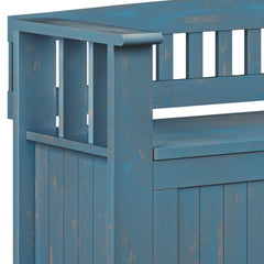 Acadian - Entryway Storage Bench, Handcrafted