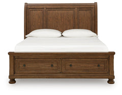Zackaryn - Sleigh Storage Bed