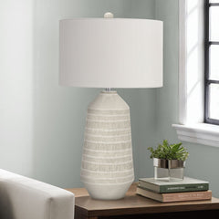 Contemporary Lighting, Table Lamp, Ceramic - Cream