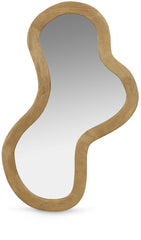 Oblique - Mirror - Wood