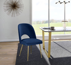 Logan - Dining Chair (Set of 2) - Gold Legs