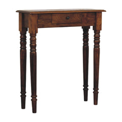Turned Legs Drawer Console Table