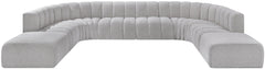 Arc - Boucle Fabric Modular Sectional