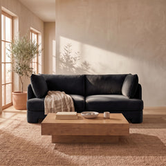 Hammond - Velvet Performance Fabric Upholstered 2 Piece Loveseat