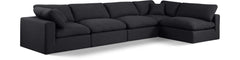 Comfy - 5 Piece Linen Modular Sectional