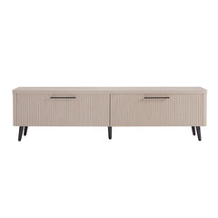 Jodie - Fluted TV Stand - Oak