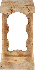 Vassa - Burl Veneer End Table