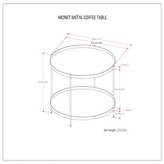 Monet - Coffee Table - Black